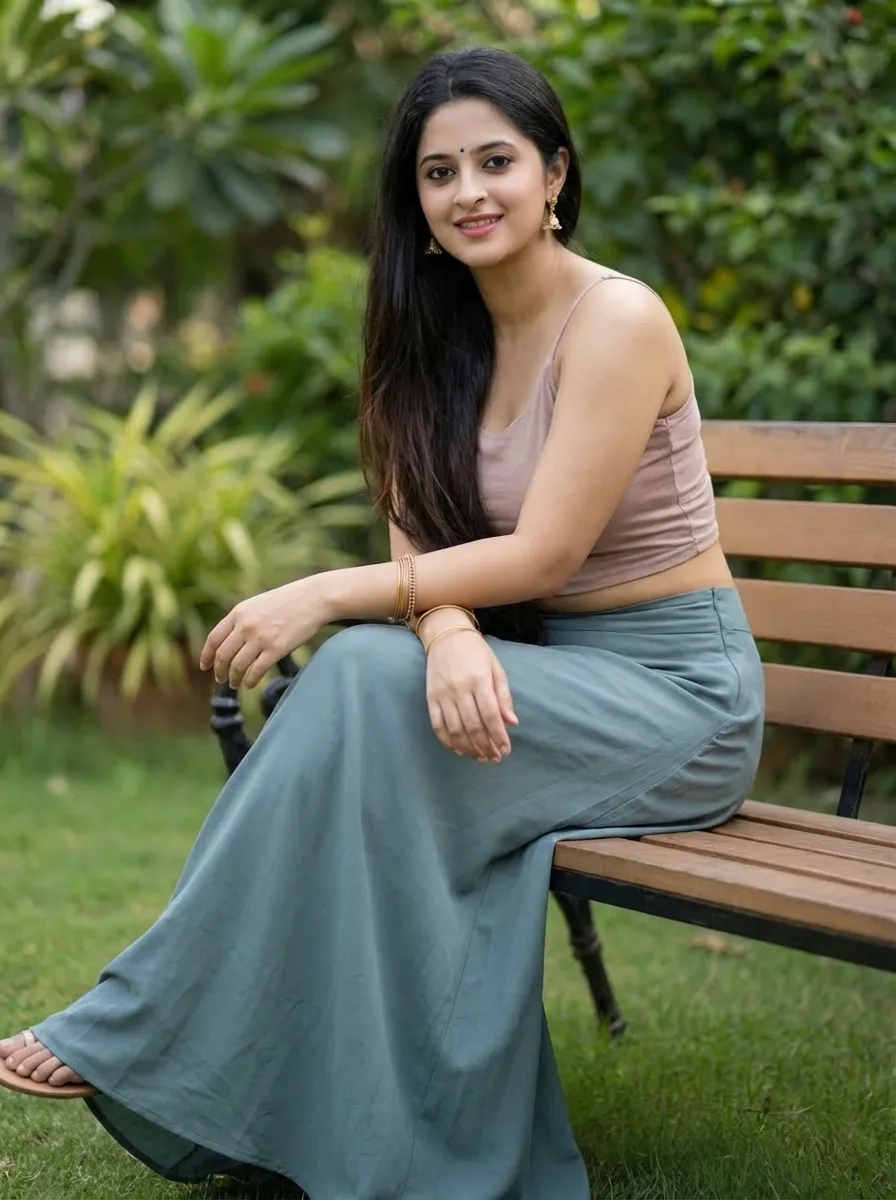 Cami Top with High Waisted Skirt 3