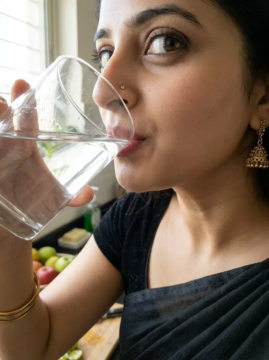 Character drinking water 202604130656