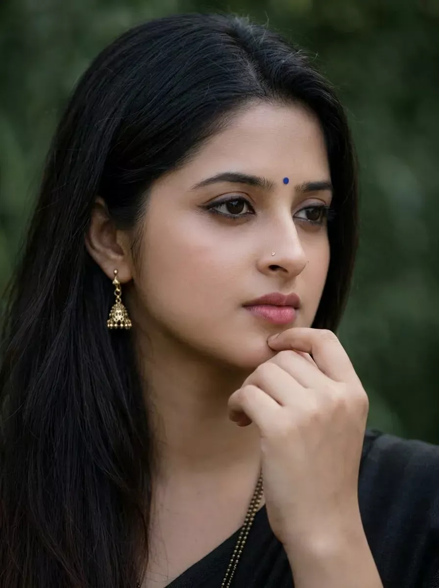 Close up side profile