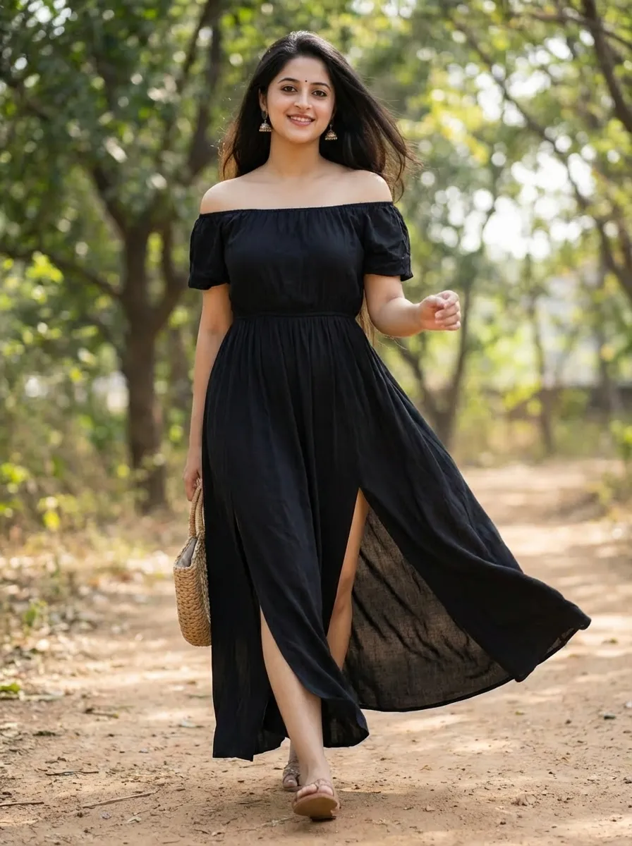 Off Shoulder Maxi Dress 3