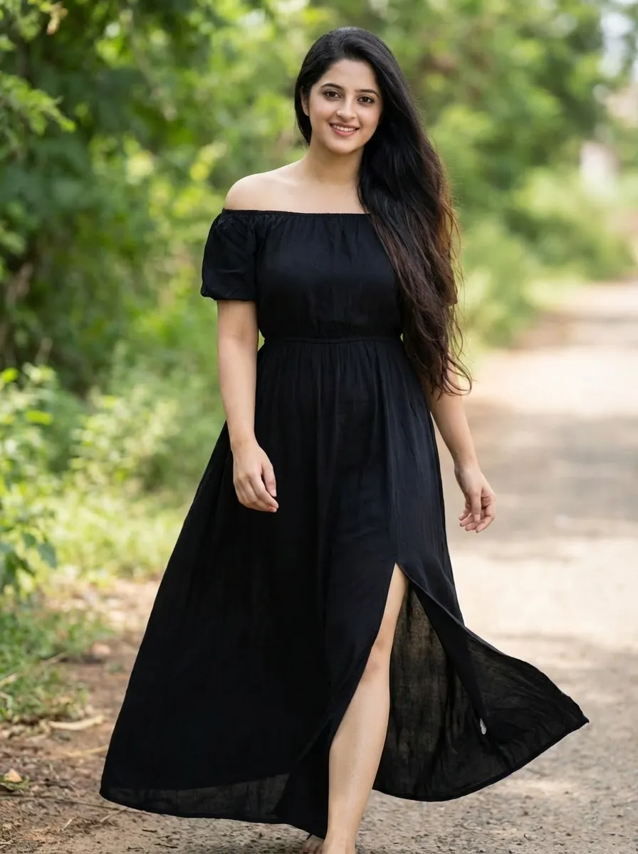 Off Shoulder Maxi Dress