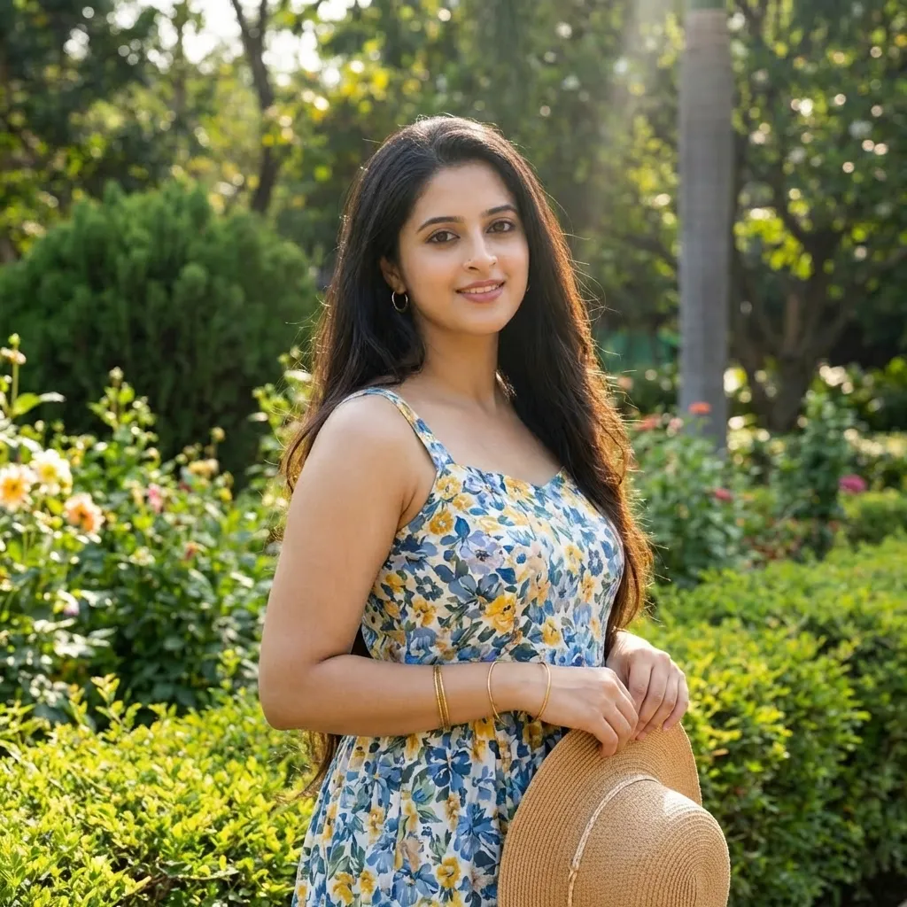 Printed Cotton Dress