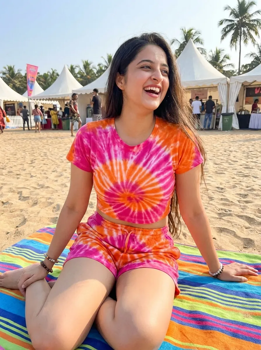 Top 10 Summer Outfits for Women (Globally Famous 2026) 21 Tie Dye Cotton Co ord Set 2