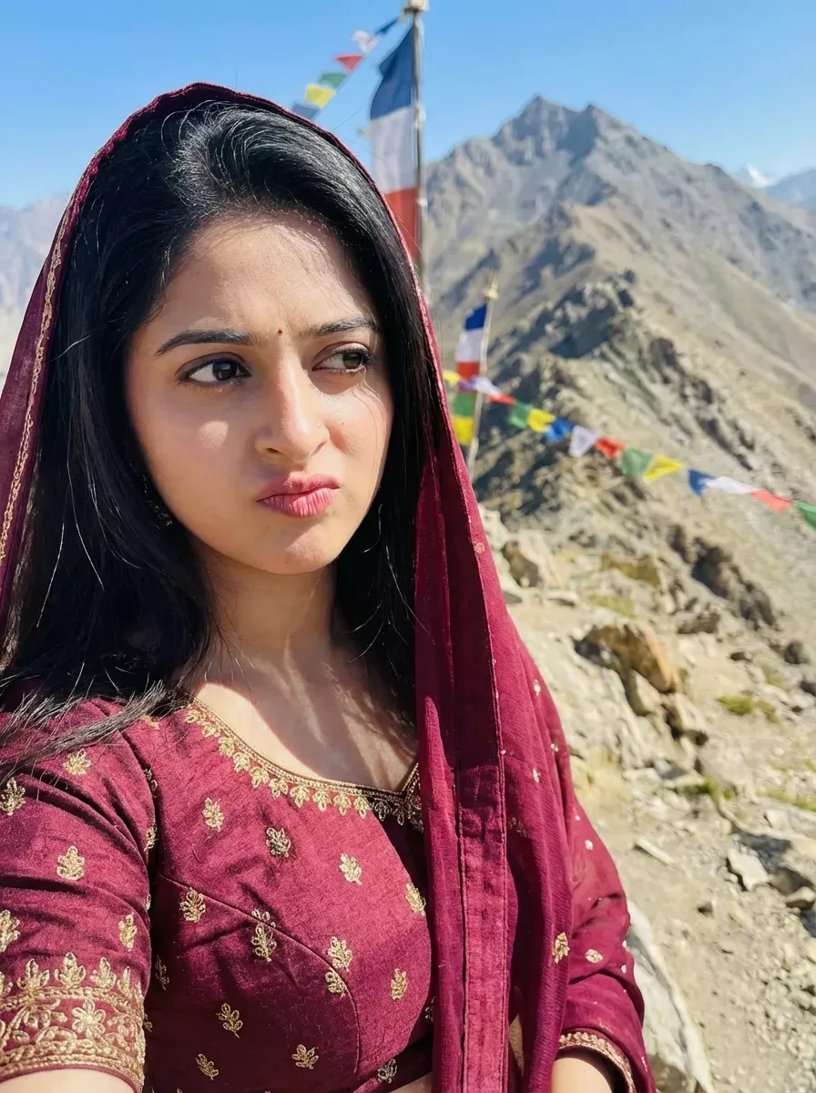 Woman with pouting 202604102135