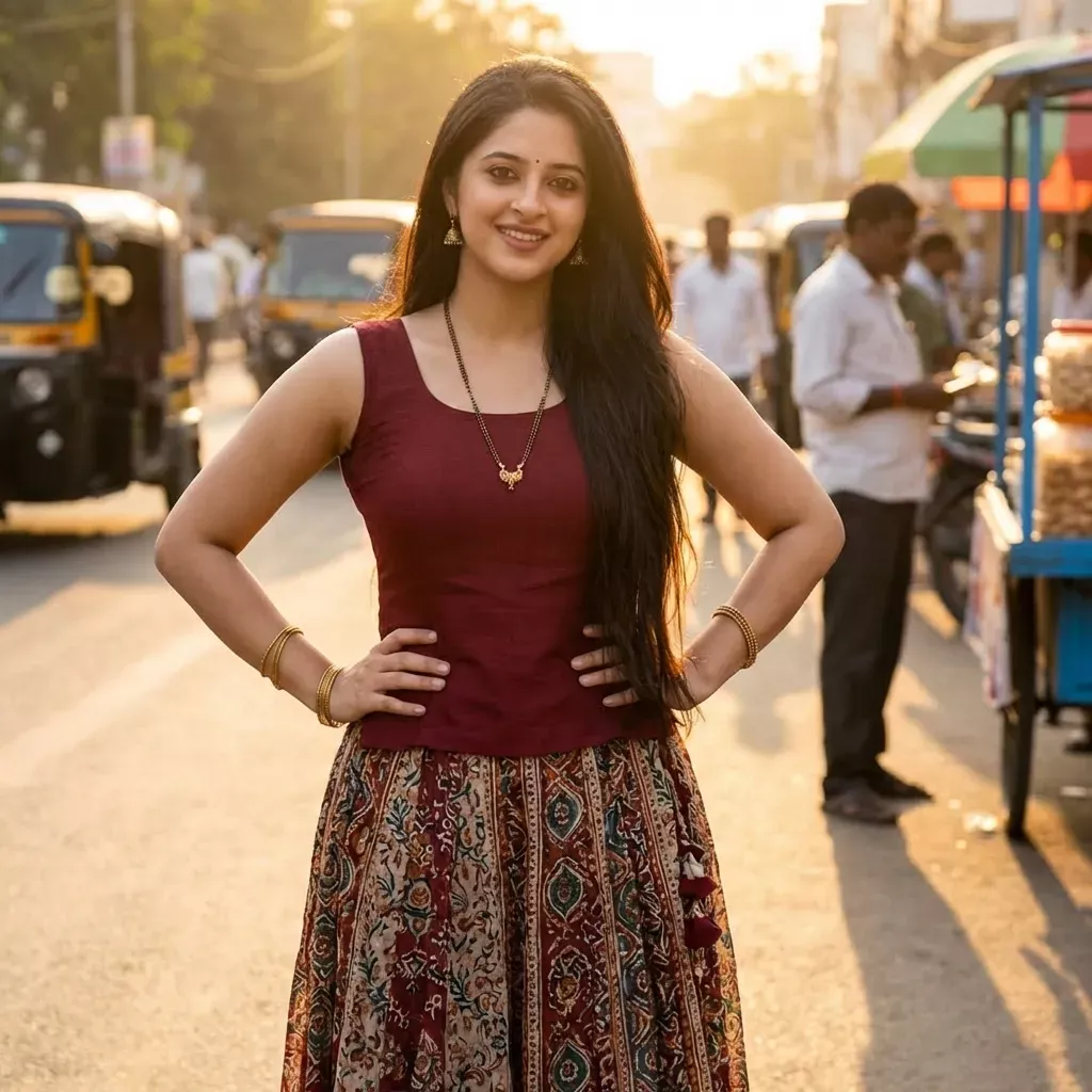 ✨ Sleeveless Modern Look